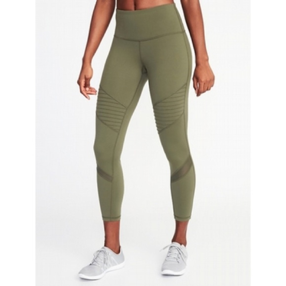 Old Navy High-Rise Moto Compression 7/8 Legging
